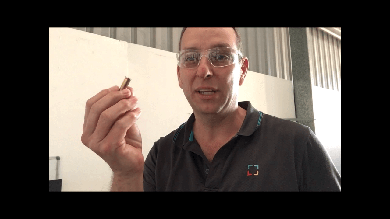 Laboratory tests on hot bullet shells